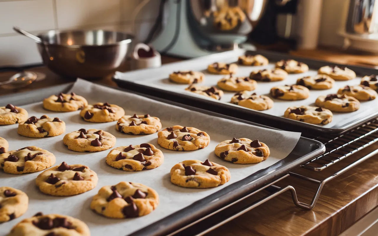 How to make large quantities of cookies for a party.3